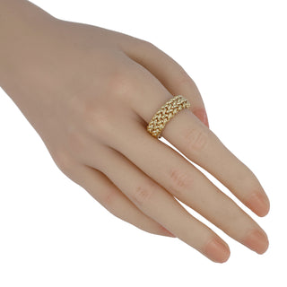Chicco - 925 Italian Silver Ring, Plain, 7mm