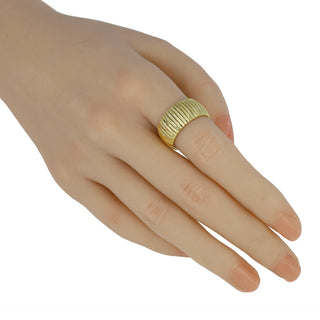 925 Italian Silver Ring, Cubetto, 10mm, Laser Diamond Cut