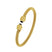 Gold Plated +Black stone